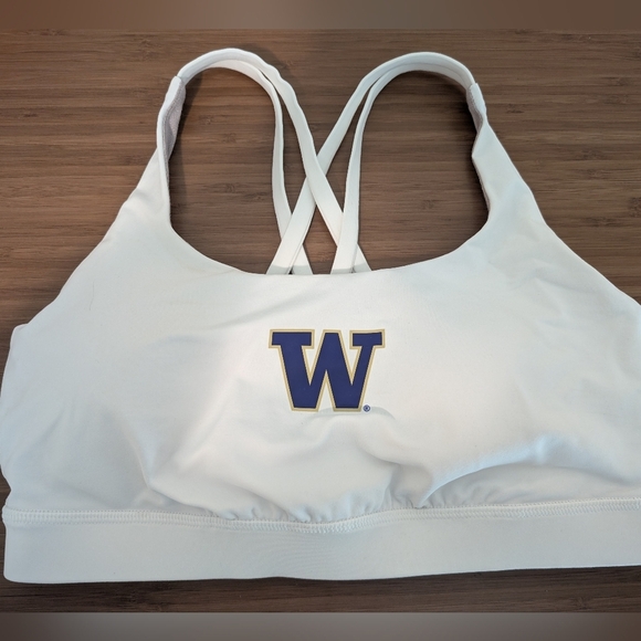 NWOT Lululemon Collegiate Energy Sports Bra 8 University Of Washington UW - Picture 1 of 5
